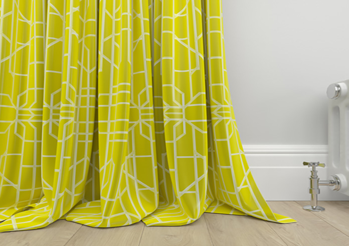 Bamboo Brights, Chartreuse - Made To Measure Curtains - Image 6